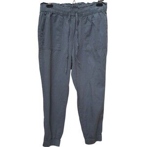 LOFT Outlet Gray Petite Utility Drawstring Jogger Pants. Medium Petite. MP.